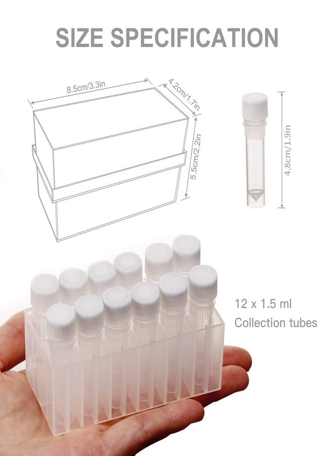 Clscea Aquarium Baby Brine Shrimp Dispense Storage Container Collection Tubes Kit for Brine Shrimp Hatchery 12 x 1.5ml - Image 5